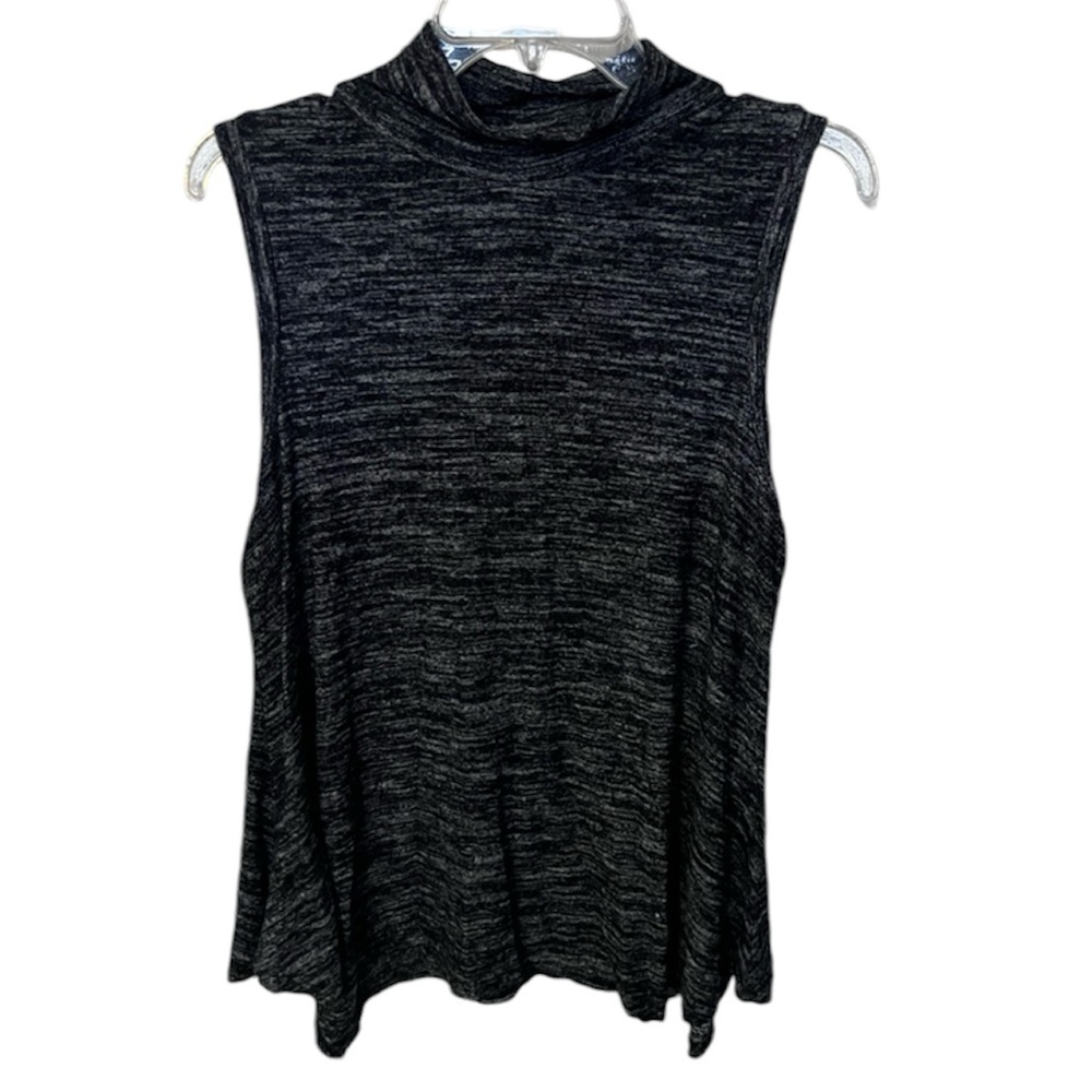 Apt. 9 women's sleeveless gray super soft turtleneck